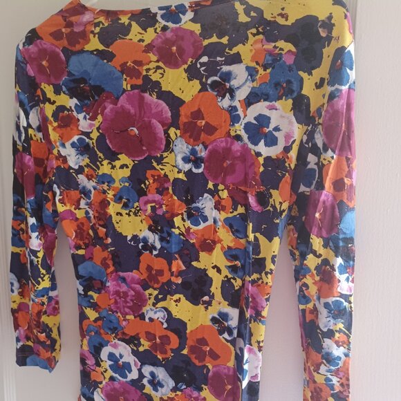 Cable & Gauge Floral Top - Picture 2 of 3